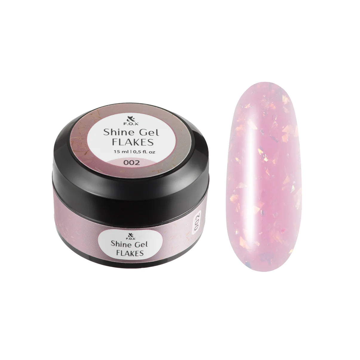 FOX Shine Gel Flakes 002, 15ml