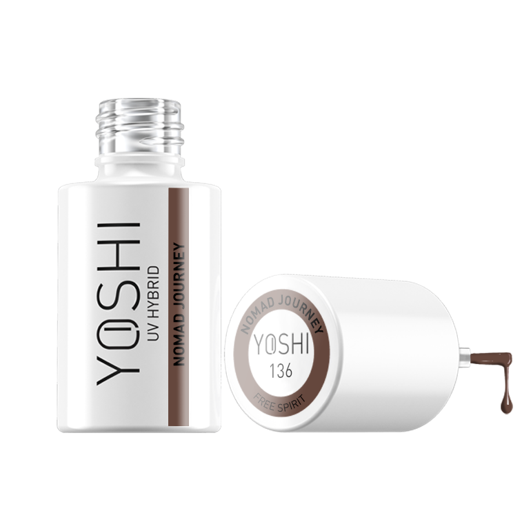 YOSHI Gel Polish 136 Free Spirit - Nomad Journey, 6 ml