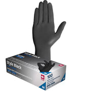 Manusi-examinare-nitril-colorate-negre