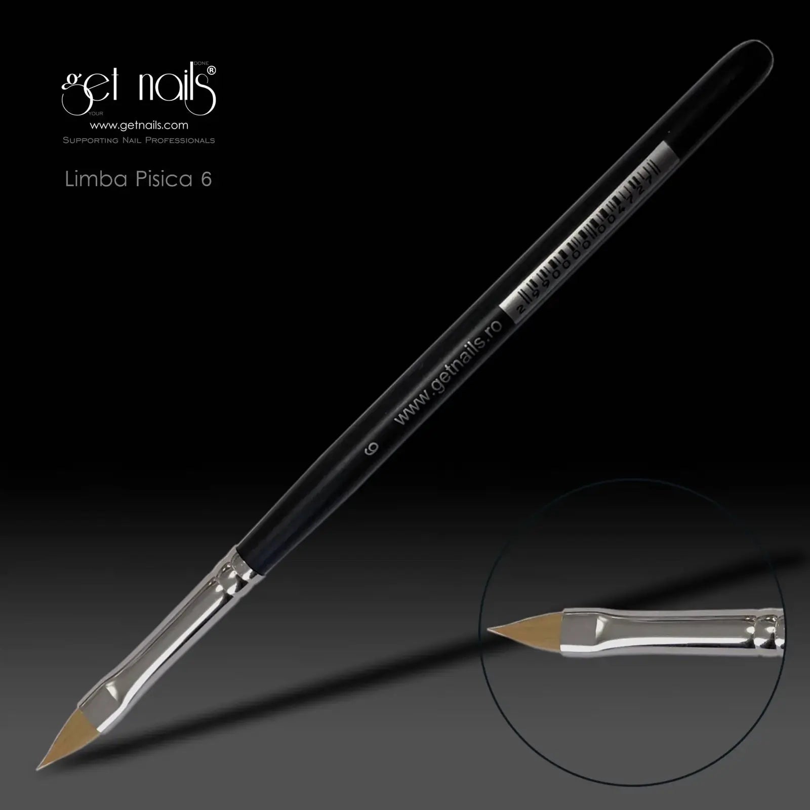 Get Nails, Cat Tongue Gel Brush No. 6 GN