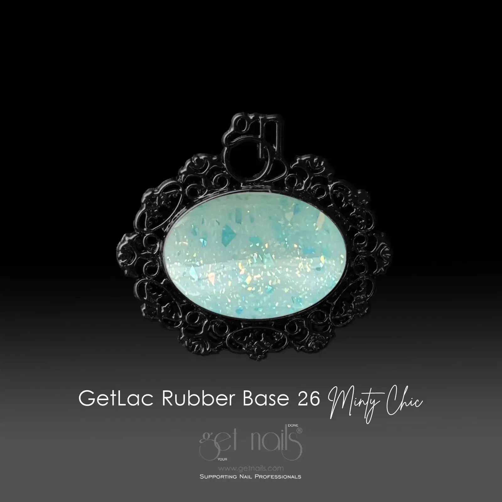 Get Nails, GetLac Rubber Base 26 Minty Chic 15g GN