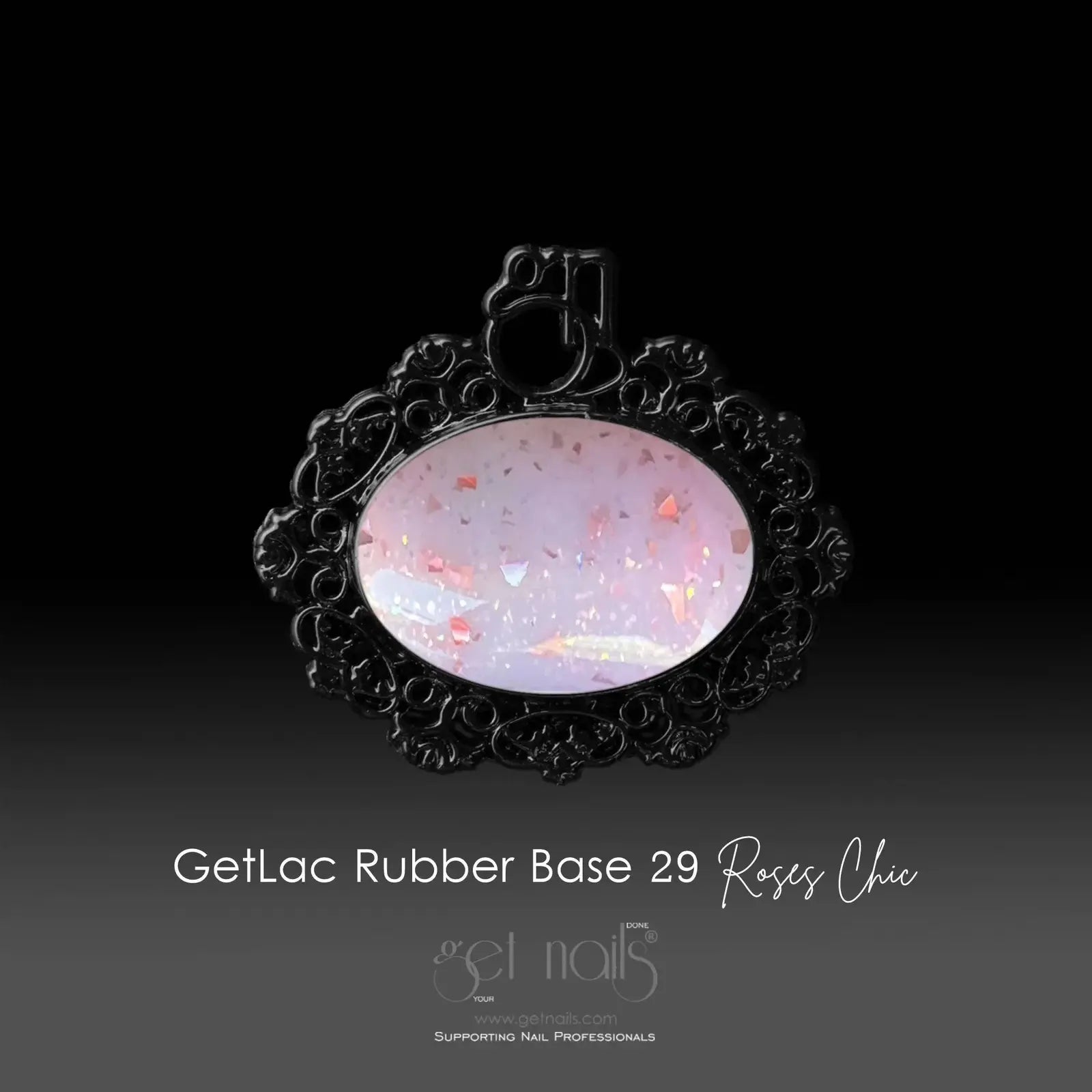 Get Nails, GetLac Rubber Base 29 Roses Chic 15g GN