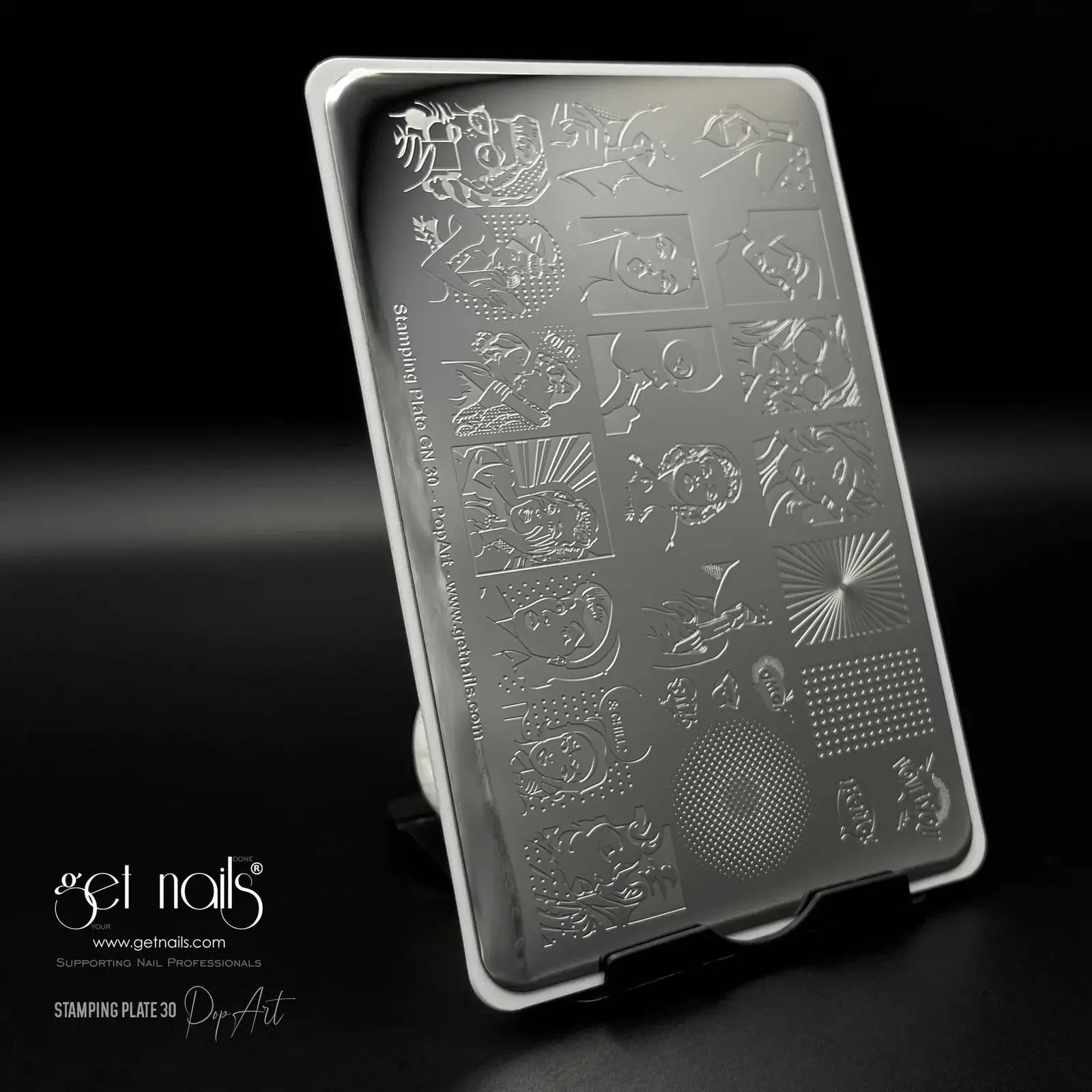 Get Nails, Stamping Plate GN 30 - PopArt
