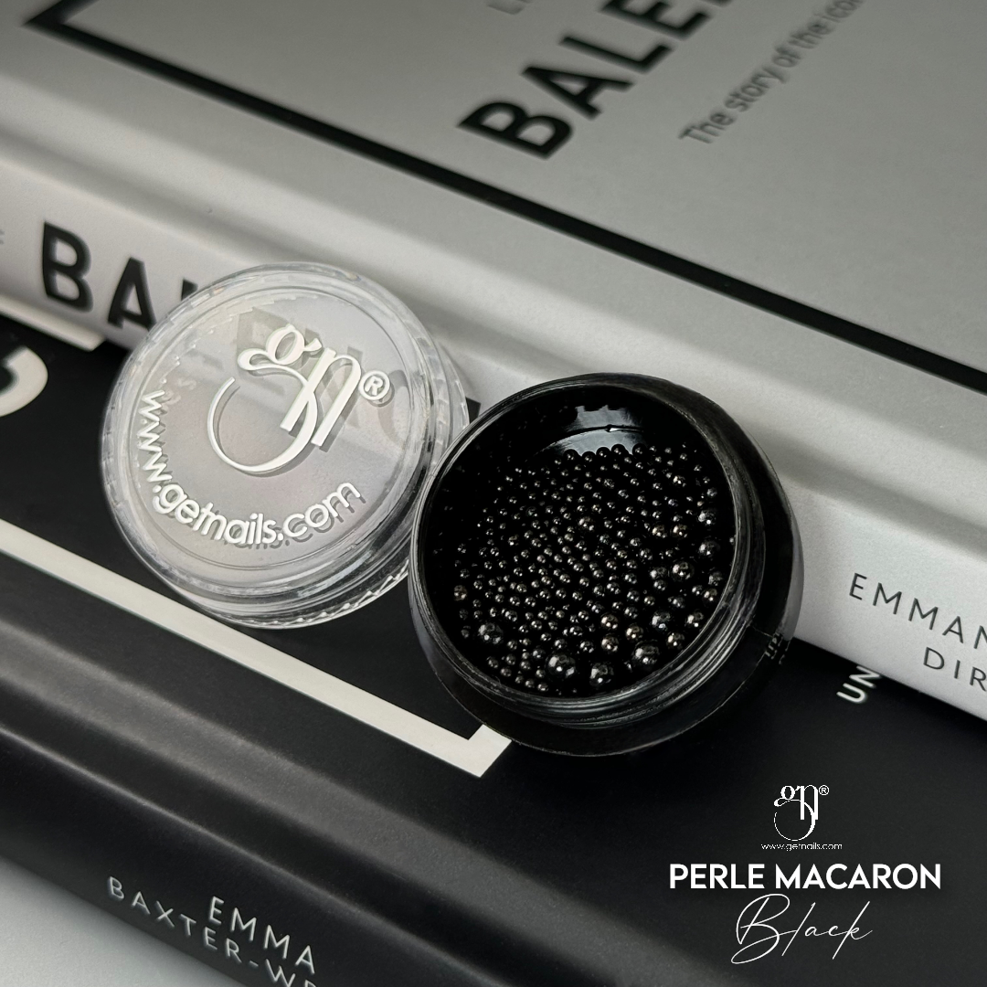 Get Nails, Macaron Pearls Black 10g GN