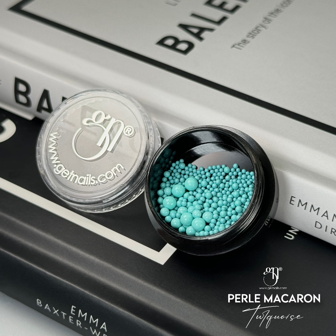 Get Nails, Macaron Pearls Turquoise 10g GN