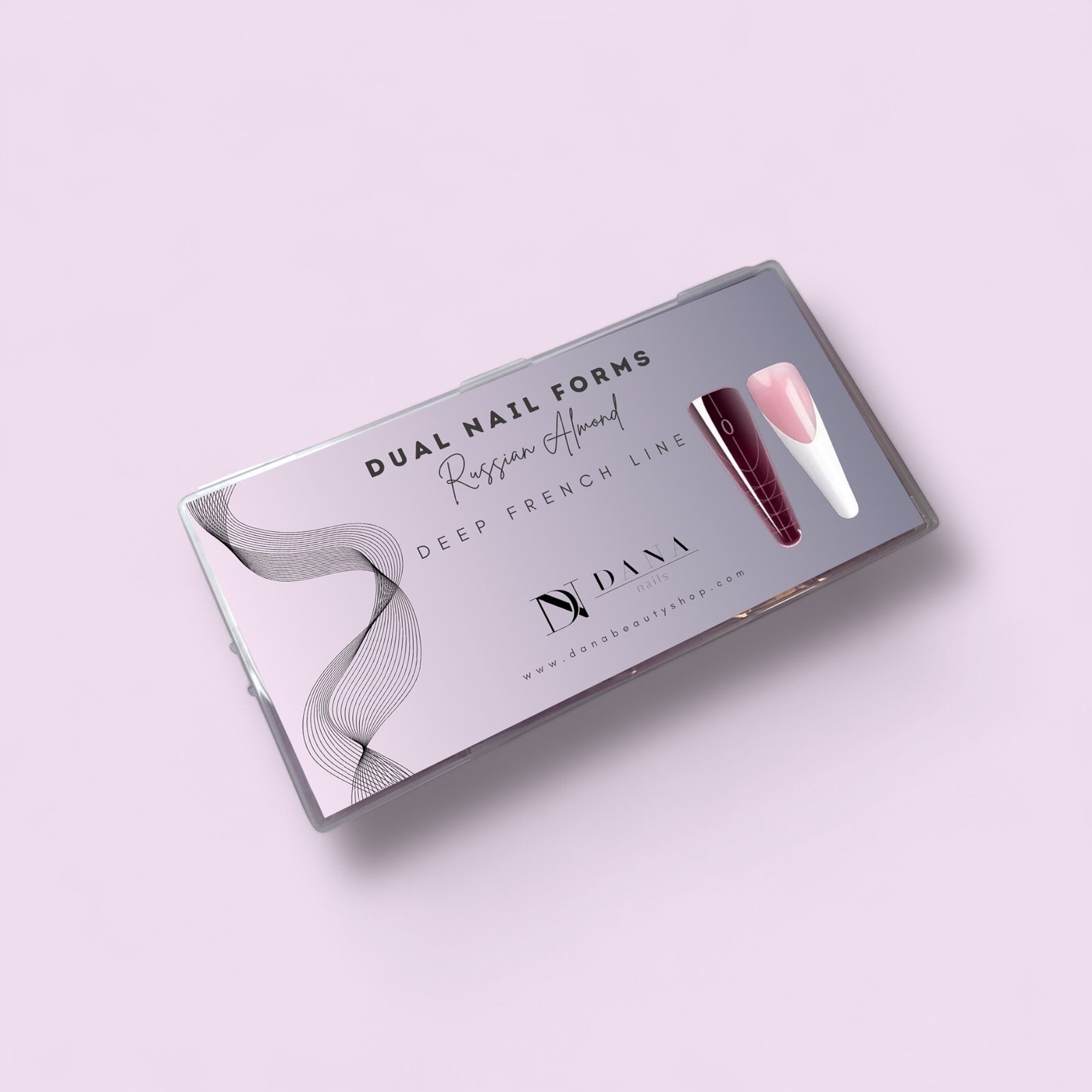 Dana Nails - Dual Forms Russian Almond Deep French Line