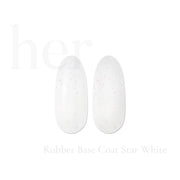 HER Rubber Base Coat STAR WHITE, 15ml