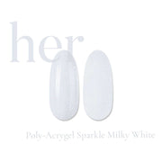 HER Poly-Acrygel SPARKLE MILKY WHITE 60g