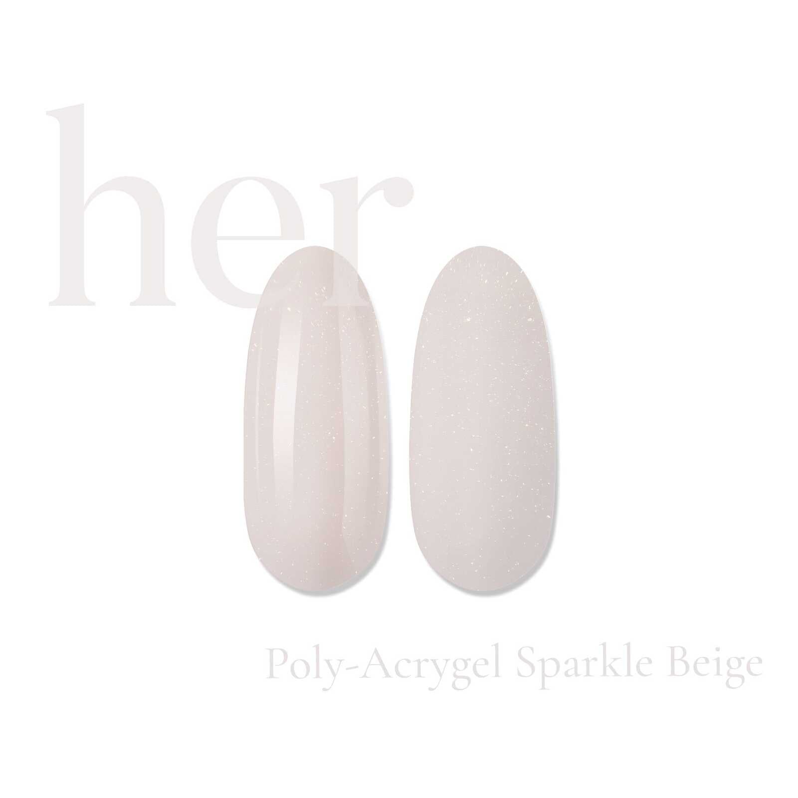 HER Poly-Acrygel SPARKLE BEIGE 30g