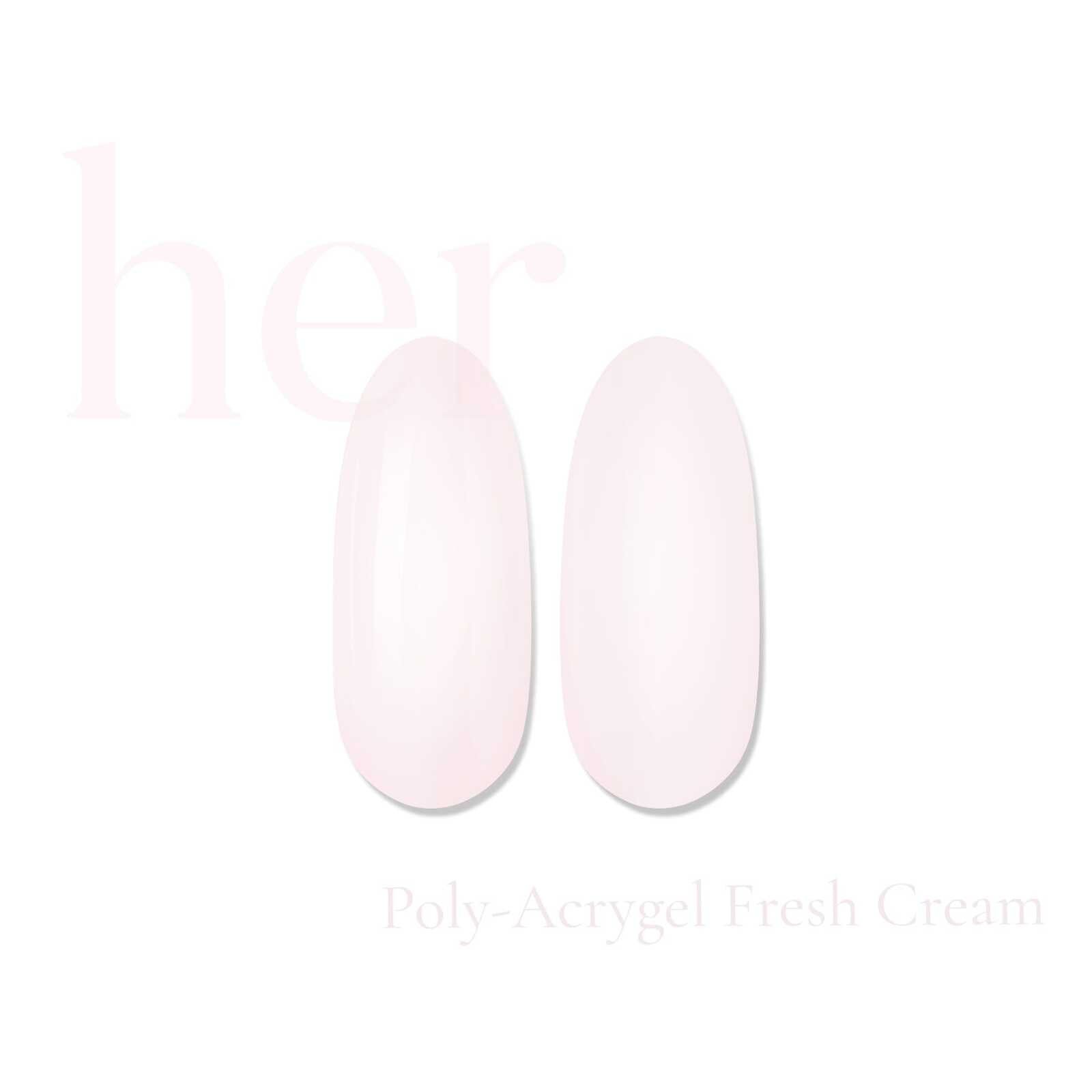 HER Poly-Acrygel FRESH CREAM 30g