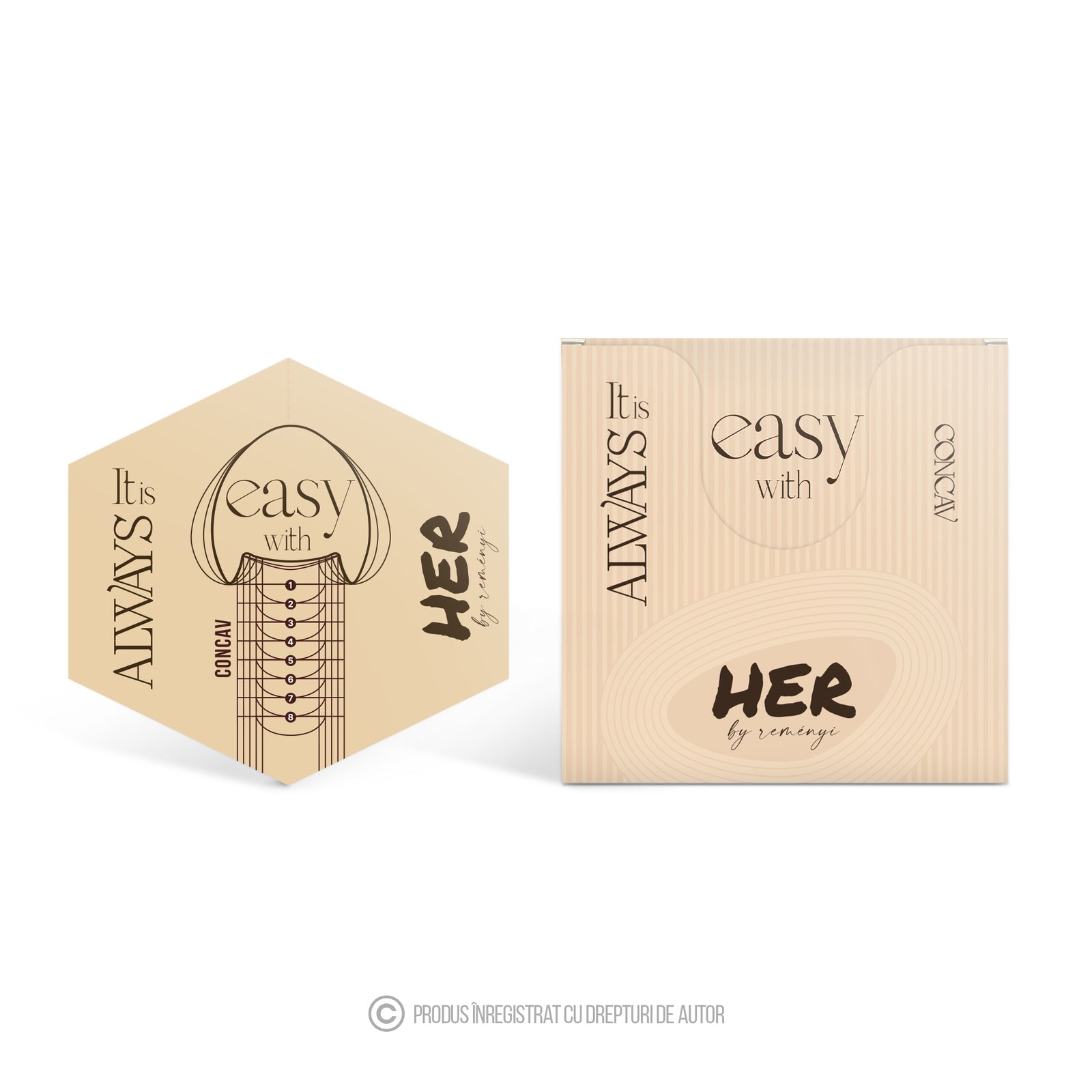 HER Concave Nail TEMPLATES