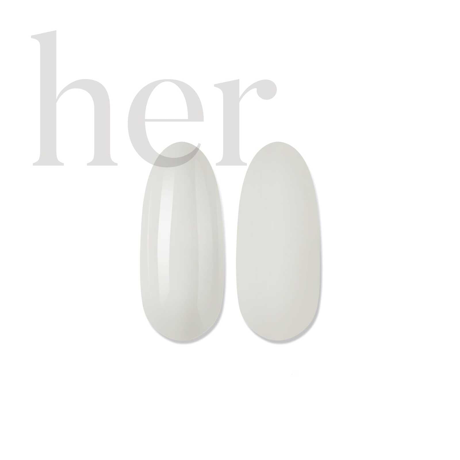 HER Rubber Top MILKY WHITE