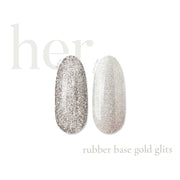 HER Rubber Base GOLD GLITS