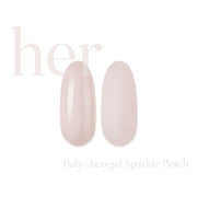 HER Poly-Acrygel SPARKLE PEACH 30g