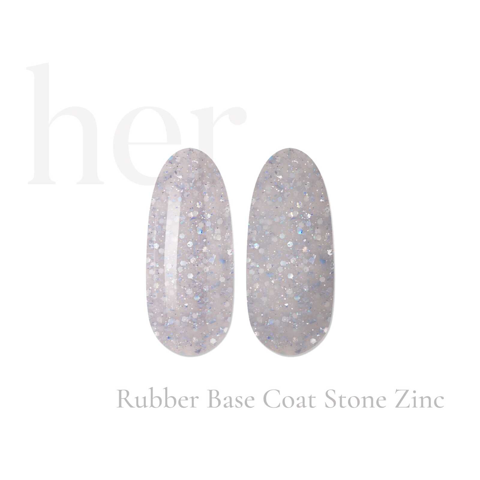 HER Rubber Base Coat STONE ZINC