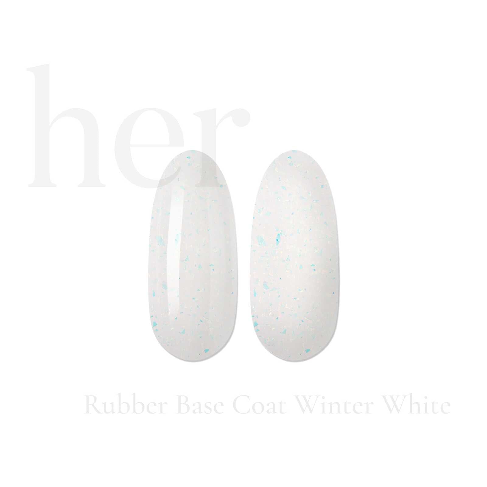 HER Rubber Base Coat WINTER WHITE