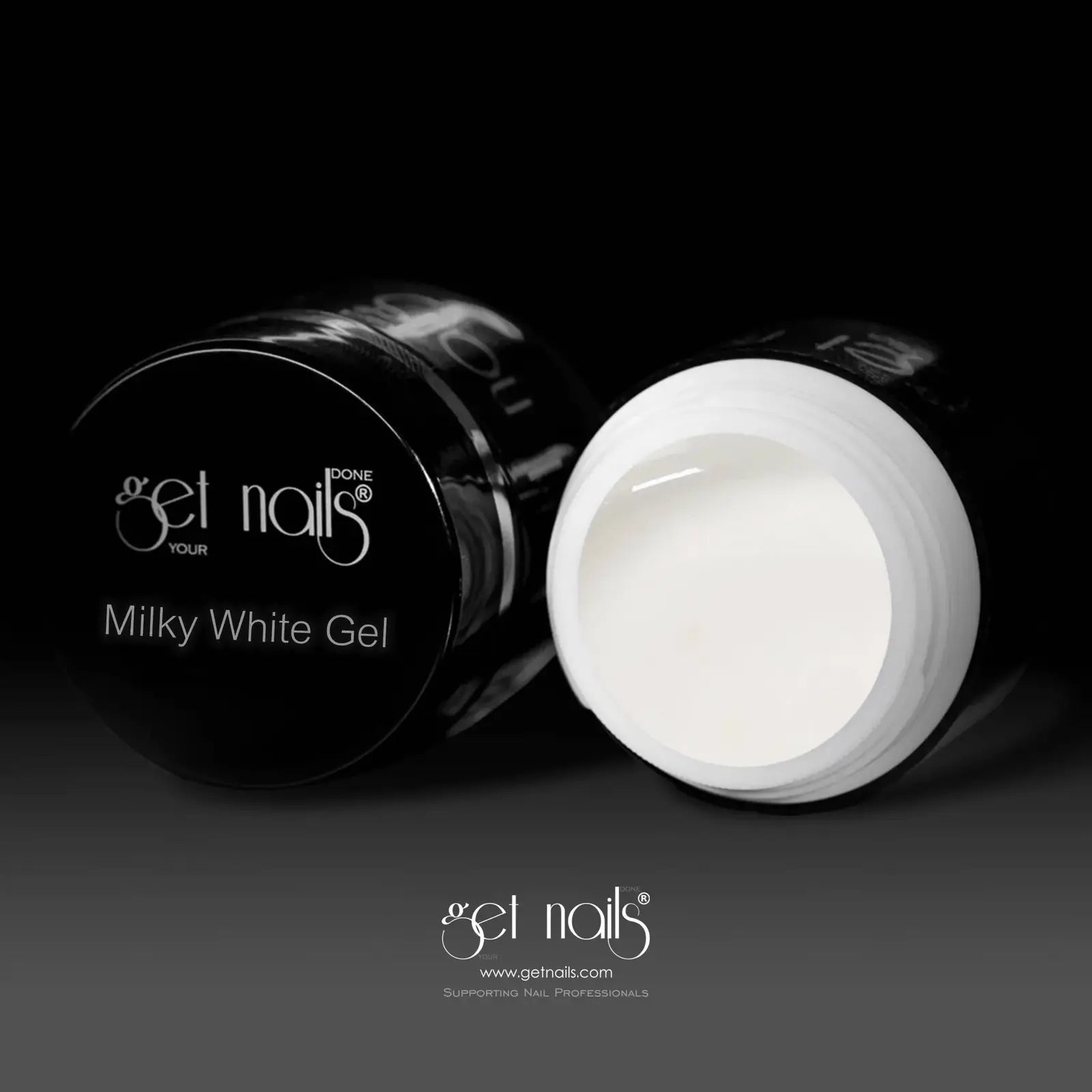 Get Nails, Sample Milky White Gel