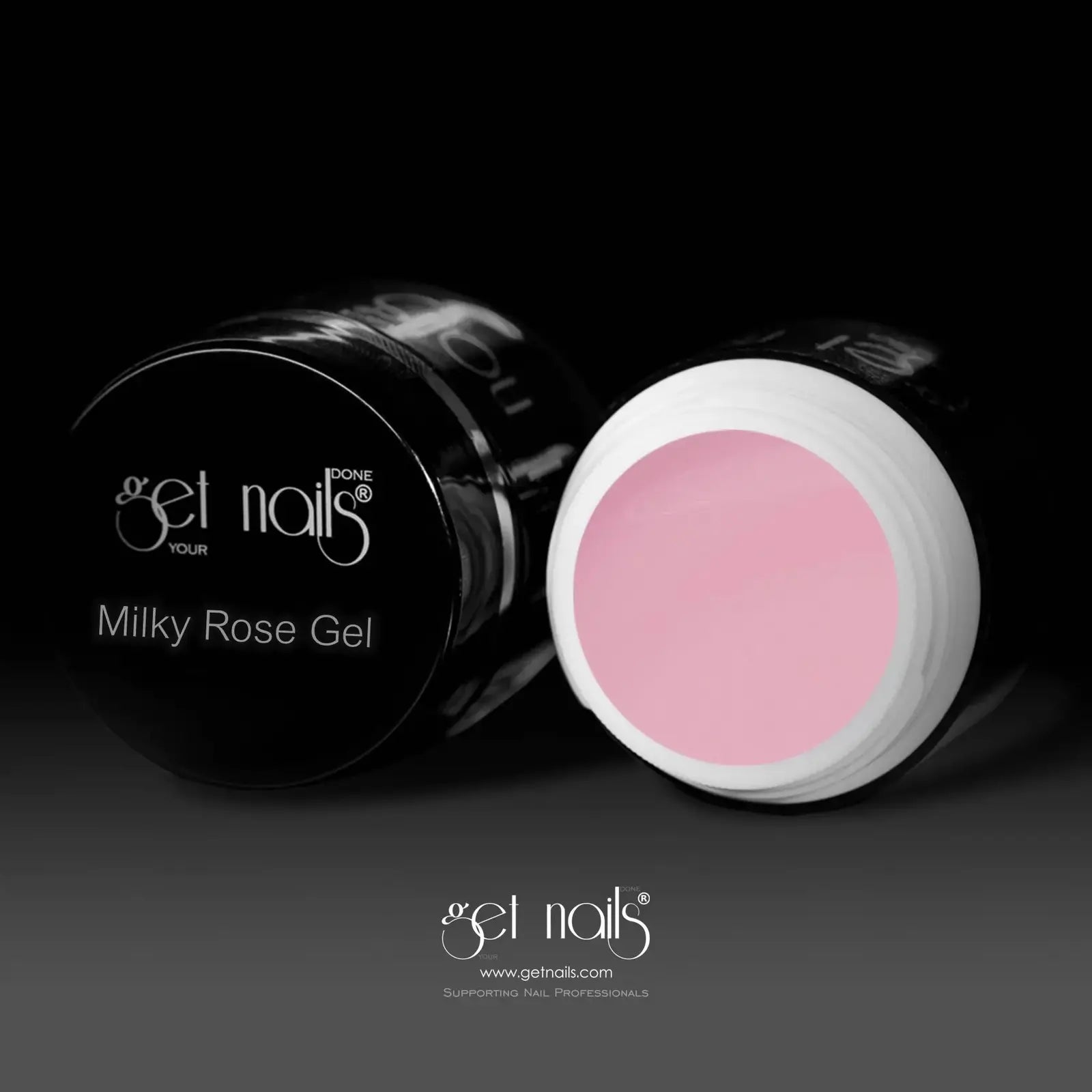 Get Nails, Sample Milky Rose Gel