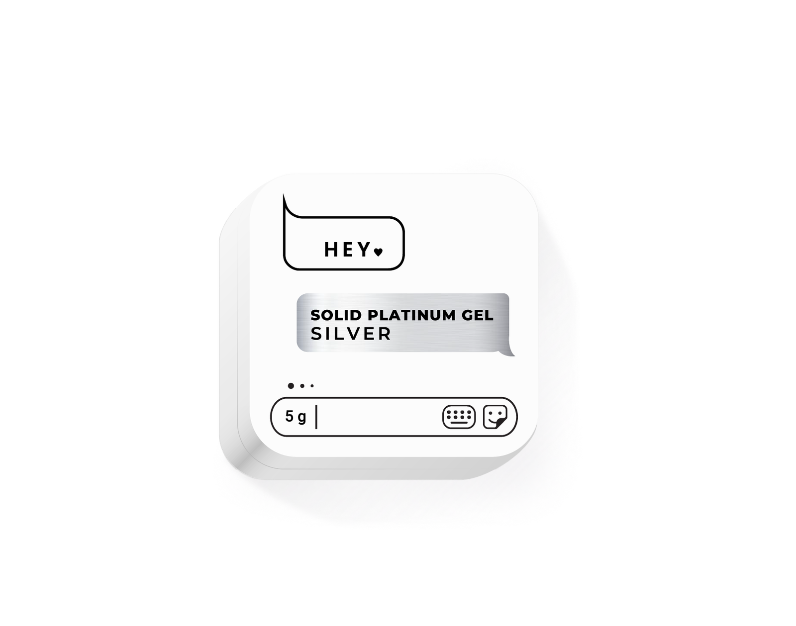 Hello Solid Platinum Gel Silver 5g