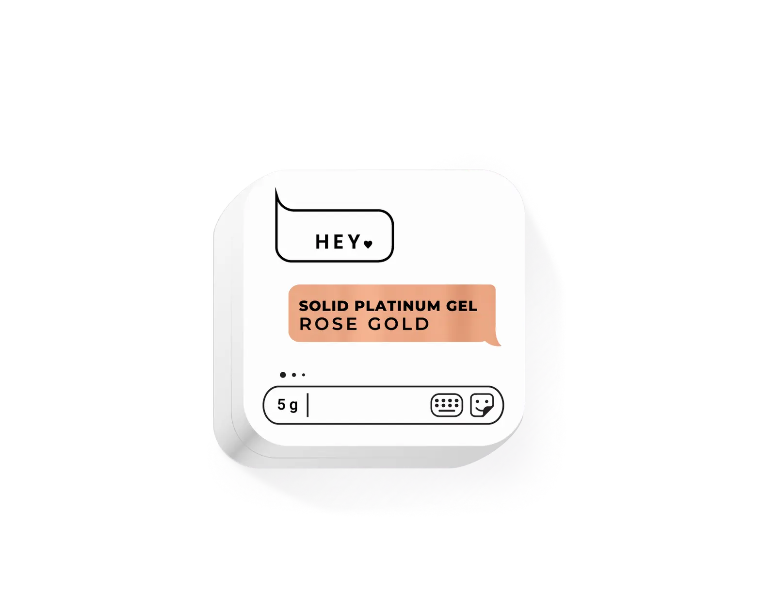 Hello Solid Platinum Gel Rose Gold 5g