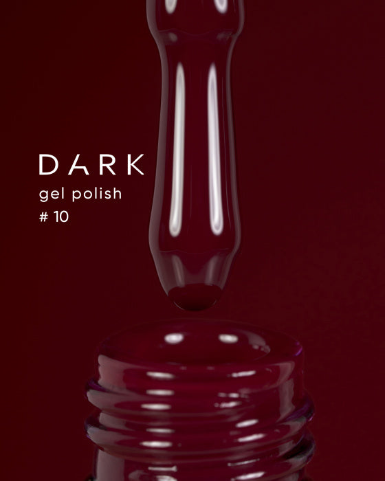 Dark gel polish 10, 10 ml