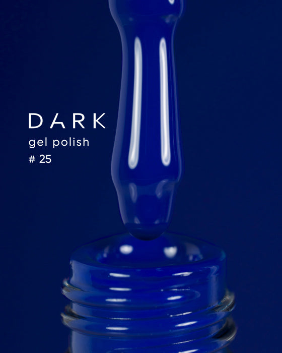 Dark gel polish 25, 10 ml