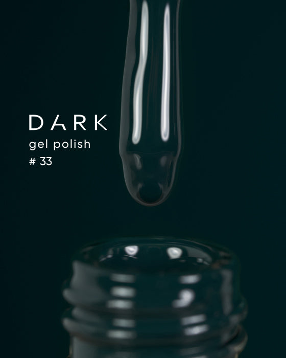 Dark gel polish 33, 10 ml