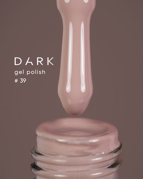 Dark gel polish 39, 10 ml