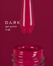 Dark gel polish 45, 10 ml