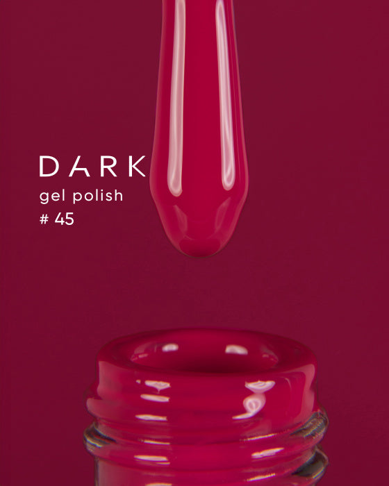 Dark gel polish 45, 10 ml
