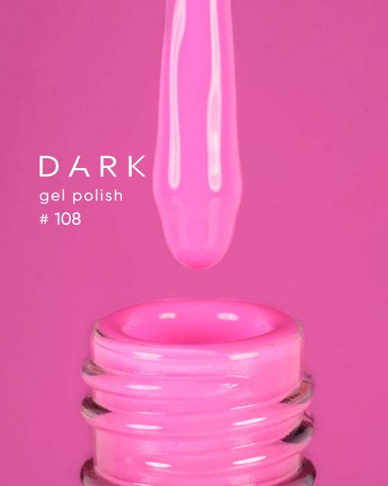 Dark gel polish 108, 10 ml