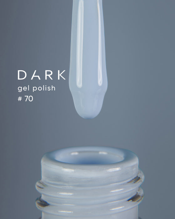 Dark gel polish 70, 6 ml