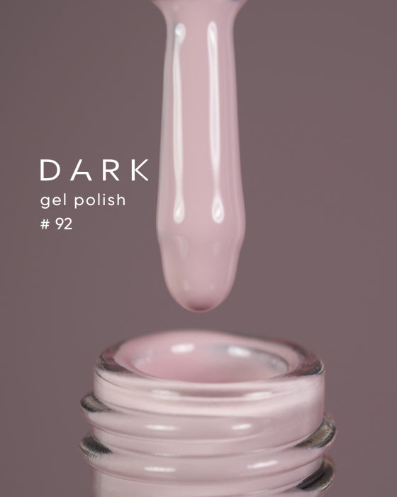 Dark gel polish 92, 6 ml