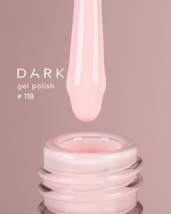 Dark gel polish 118, 6 ml