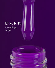 DARK Stamping polish 08 purple, 8 ml