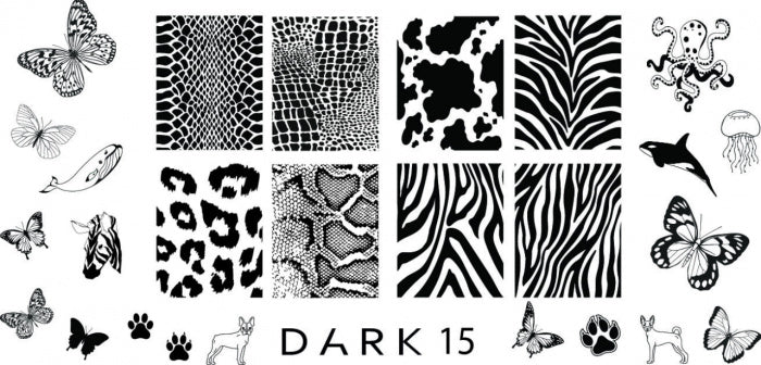 DARK stamping plate 15