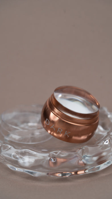 DARK mini stamping plate (rose gold)