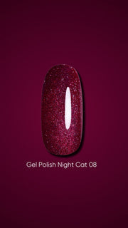 Dark Night Cat 08 gel polish, 6 ml