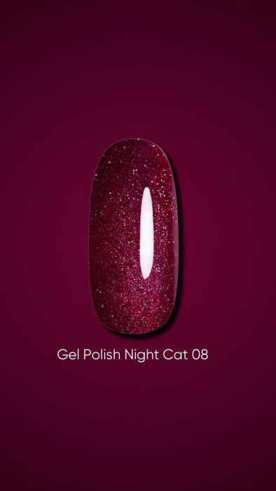 Dark Night Cat 08 gel polish, 6 ml