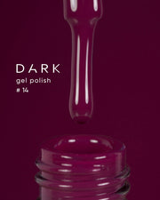 Dark gel polish 14, 6 ml
