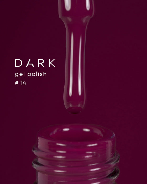 Dark gel polish 14, 6 ml