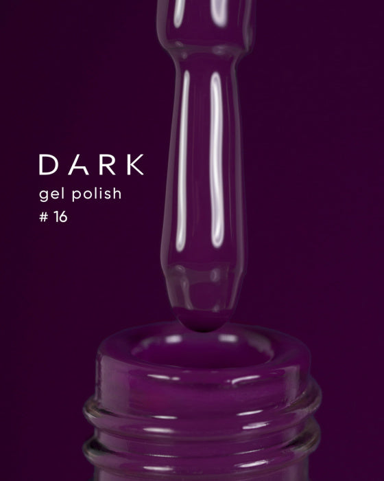 Dark gel polish 16, 6 ml