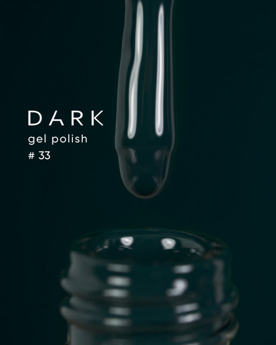Dark gel polish 33, 6 ml
