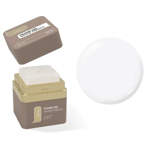 HEY LOVE (Hello) Frame Gel, White French, 30 ml