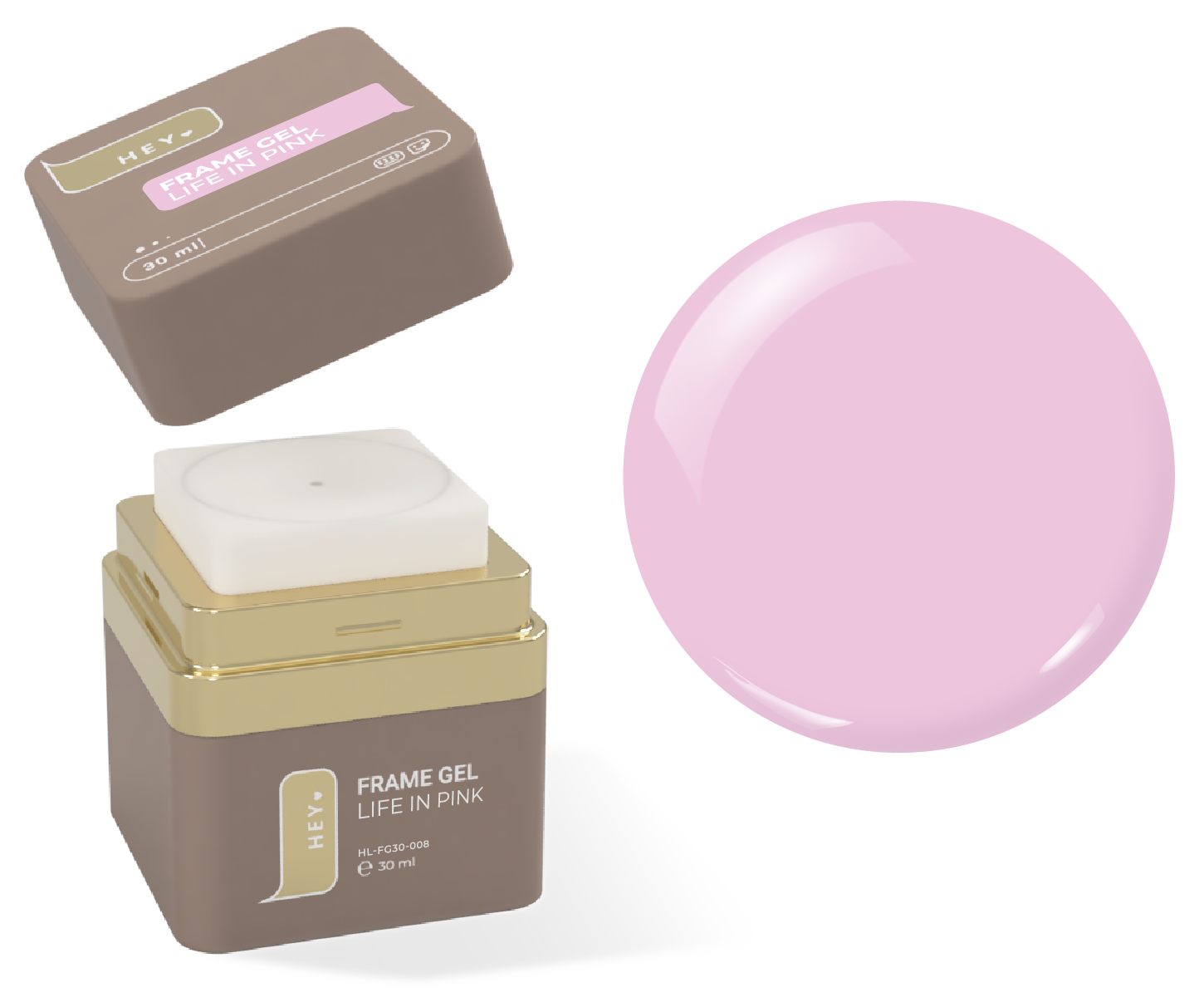 HEY LOVE (Hello) Frame, Life in Pink, 30 ml