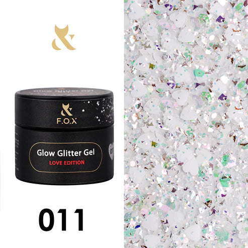 F.O.X Glow Glitter Gel Love Edition 011, 5 ml