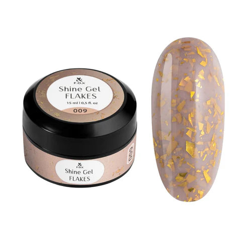 F.O.X Shine Gel Flakes 009, 15ml