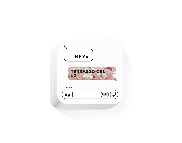 HEY LOVE Terrazzo Gel #3, 5 g