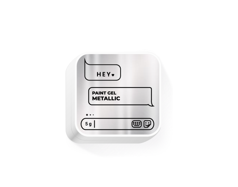 HEY LOVE Paint gel Metallic, 5g