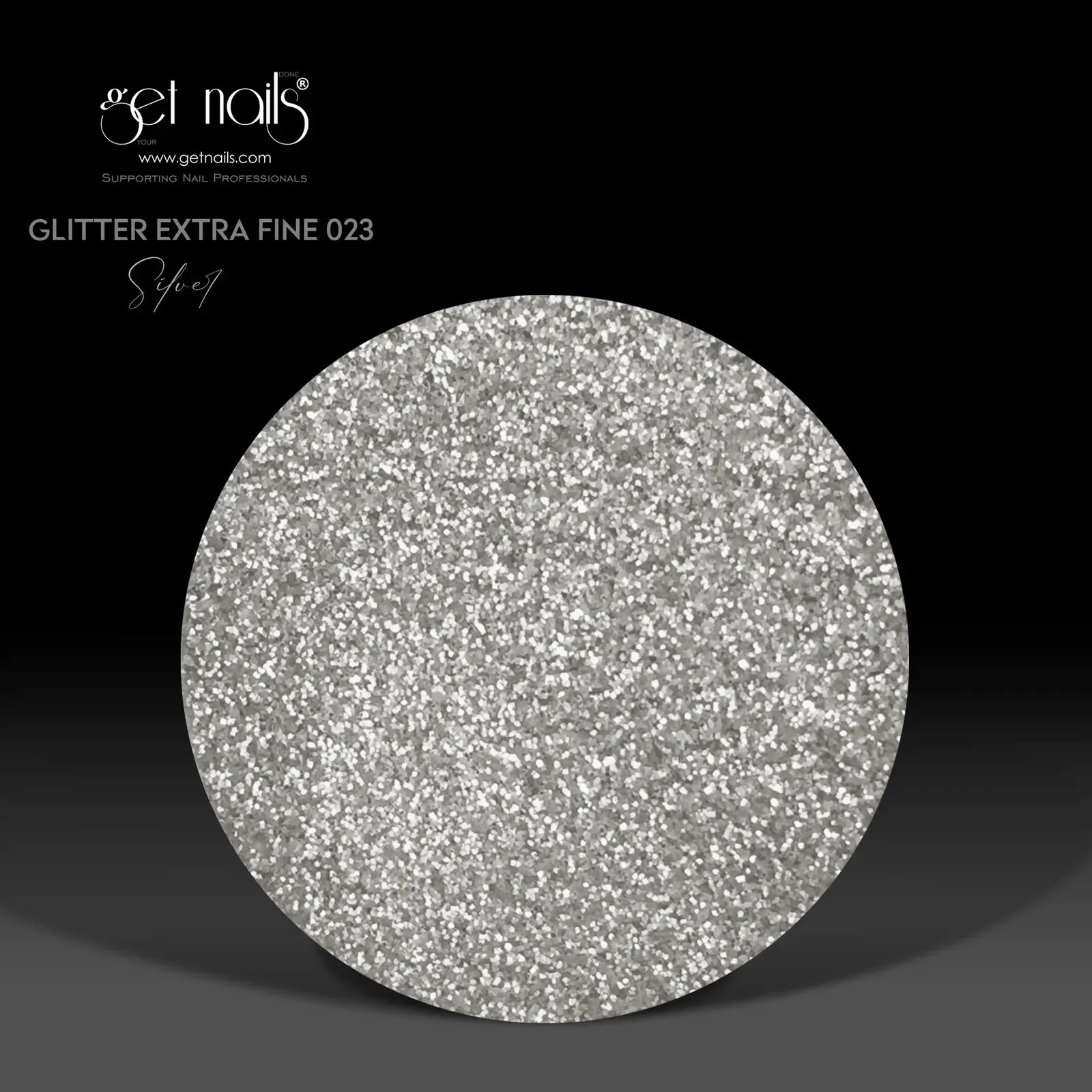 Get Nails Glitter EF 023 Silver